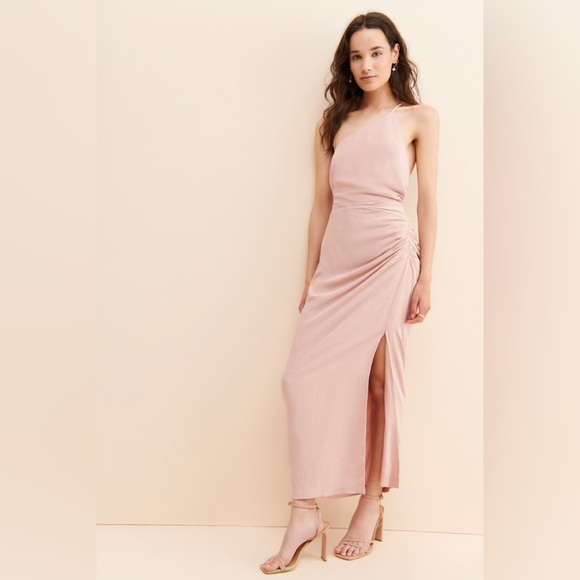 Anthropologie Ruched Asymmetrical Dress NWT - Picture 6 of 15